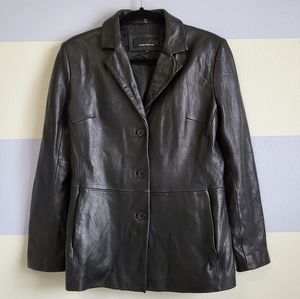Vintage Leather Blazer